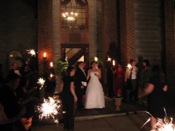 Sparklers at the End of the Evening
