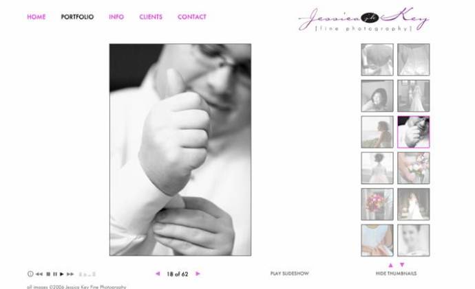 More of our Wedding Photos online!