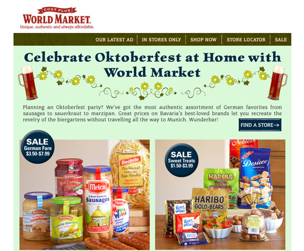 oktoberfest world market