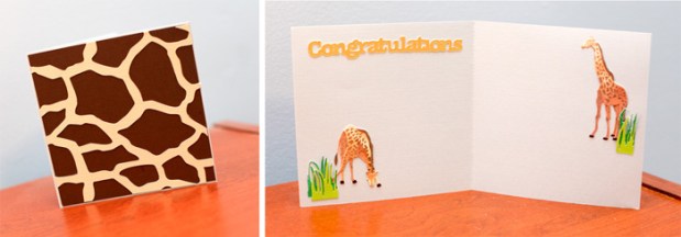 giraffe card